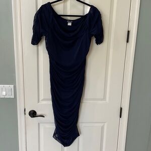 Navy Blue Venus Dress